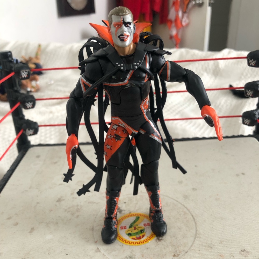 WWE Elite Stardust with Orange & Black Wrestling Action Figure